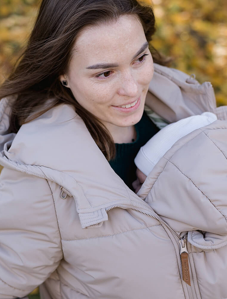 Winter maternity & babywearing coat 3 in 1