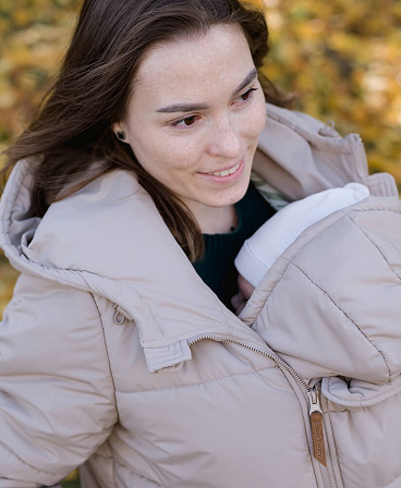 Winter maternity & babywearing coat 3 in 1