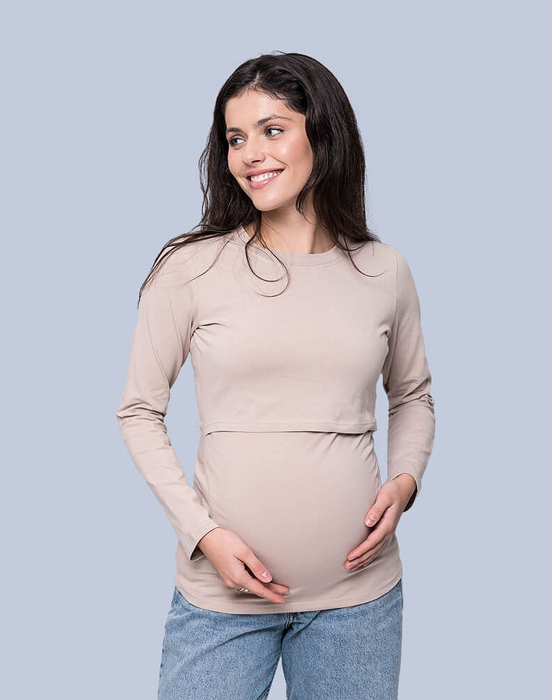 Maternity & nursing long sleeve