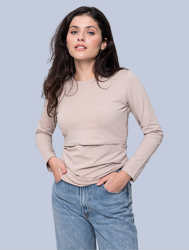 Maternity & nursing long sleeve