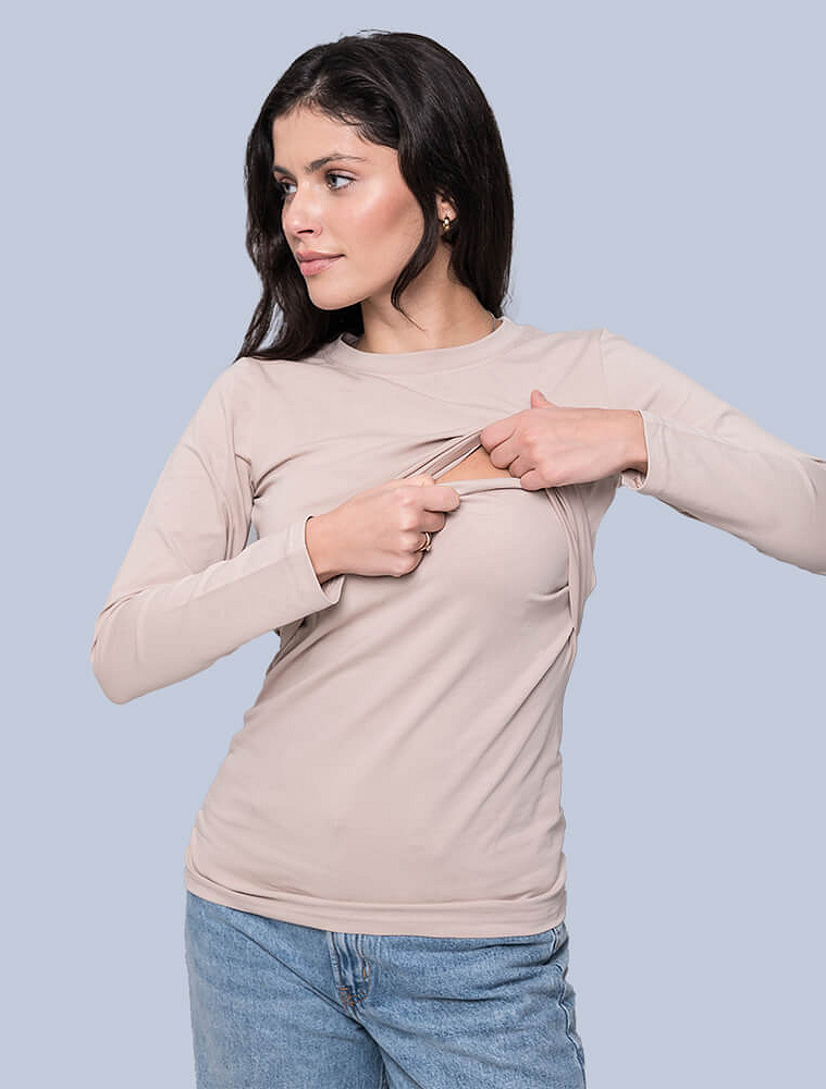 Maternity & nursing long sleeve