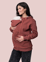Warm maternity and babywearing hoodie Batata