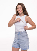 Maternity & nursing tank top White NEW