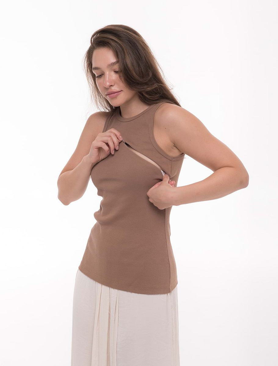 Maternity & nursing tank top