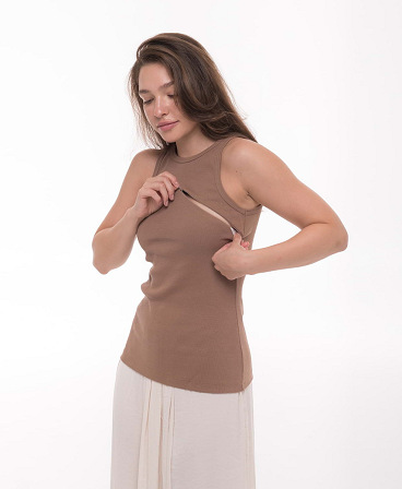 Maternity & nursing tank top