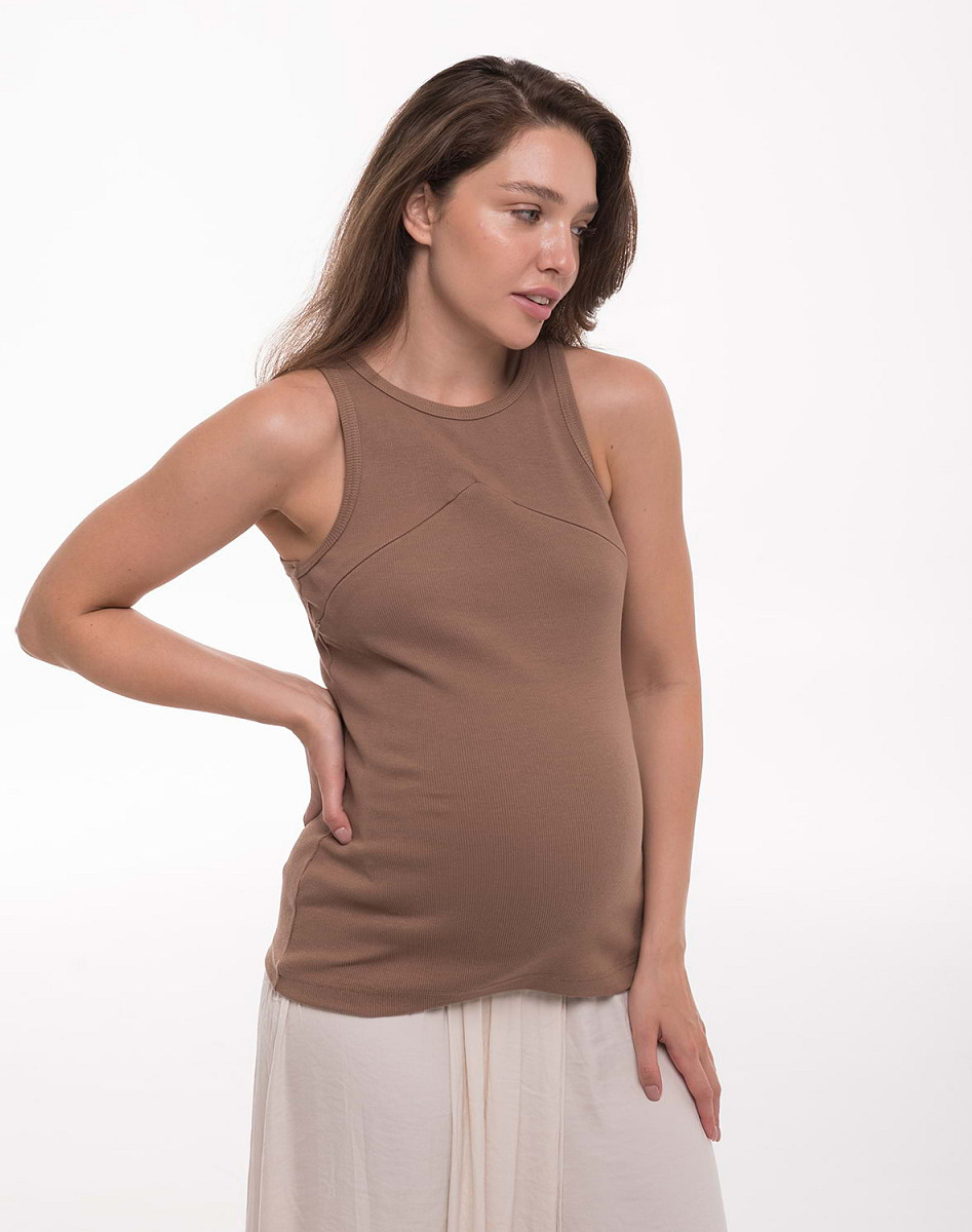 Maternity & nursing tank top
