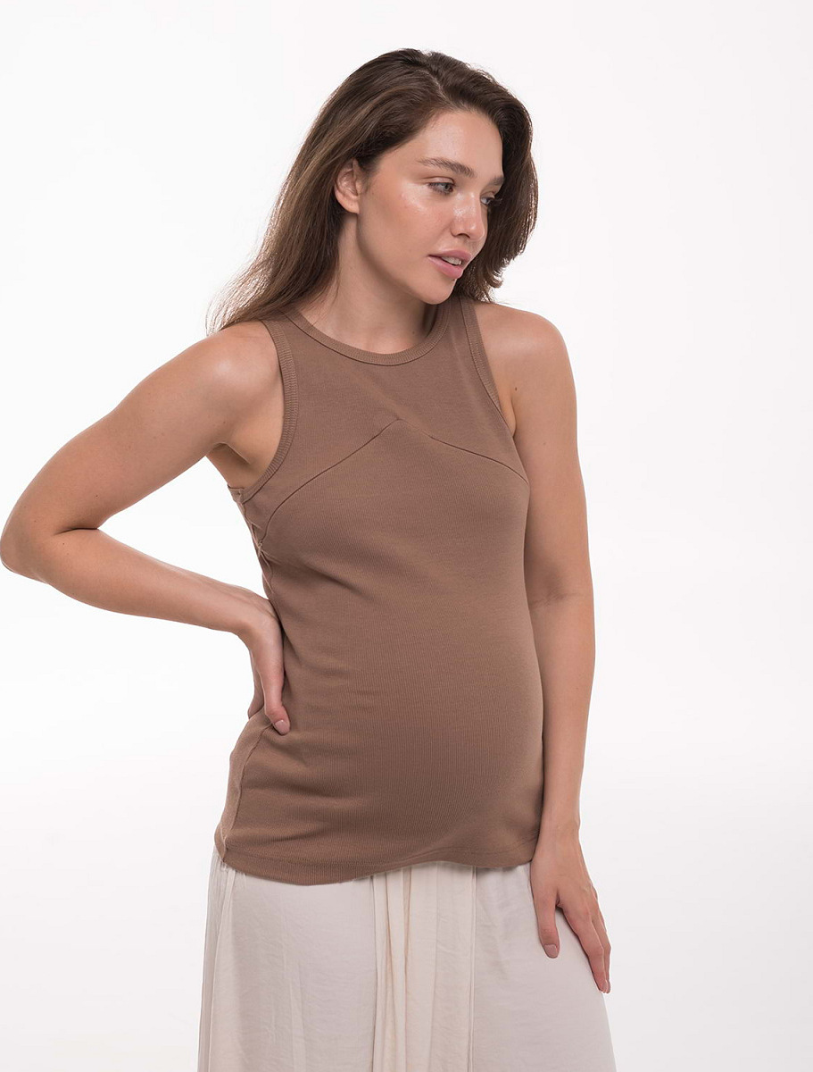 Maternity & nursing tank top