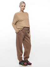 Fleece-lined maternity sweatpants Cocoa