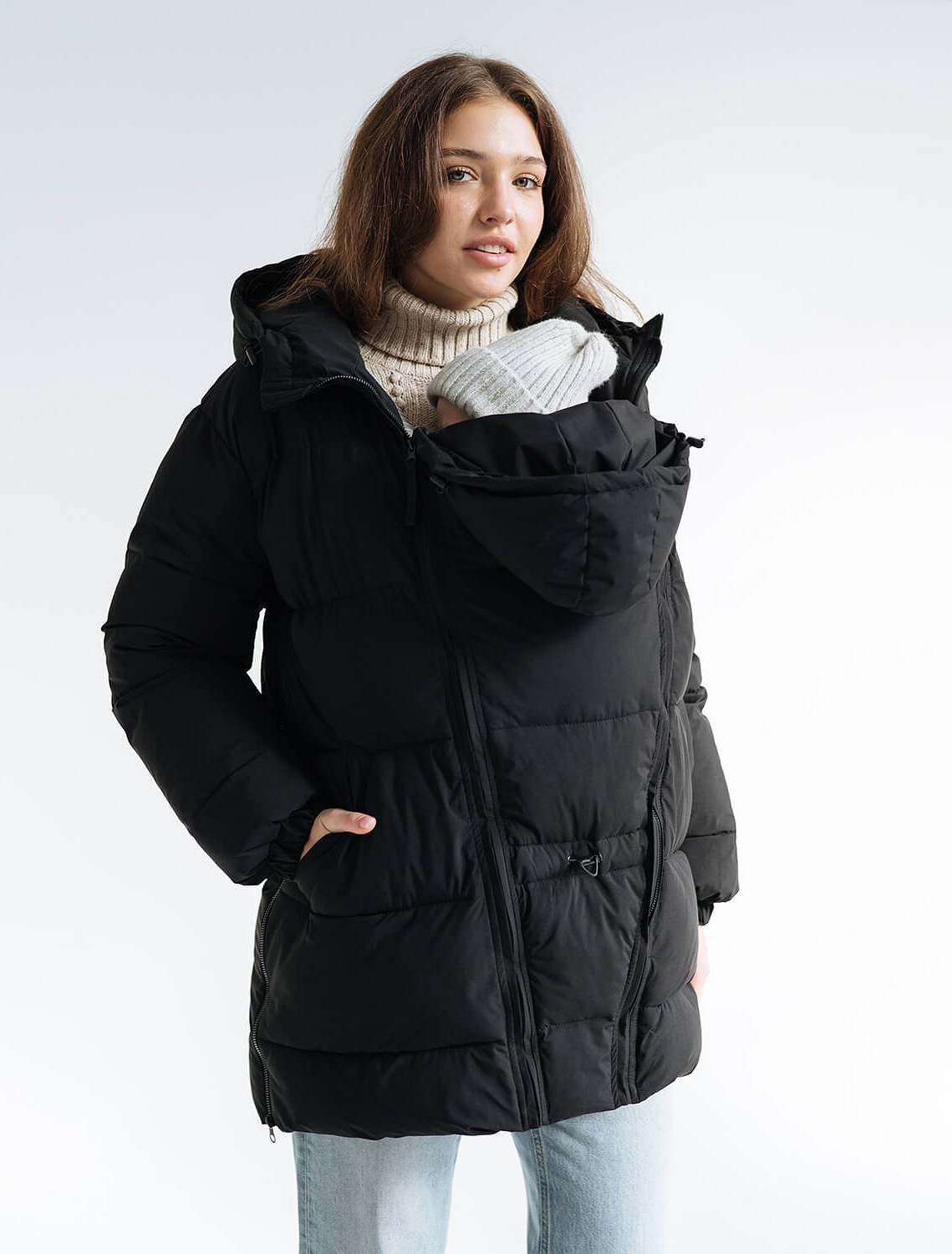 Maternity & Babywearing Puffer Coat