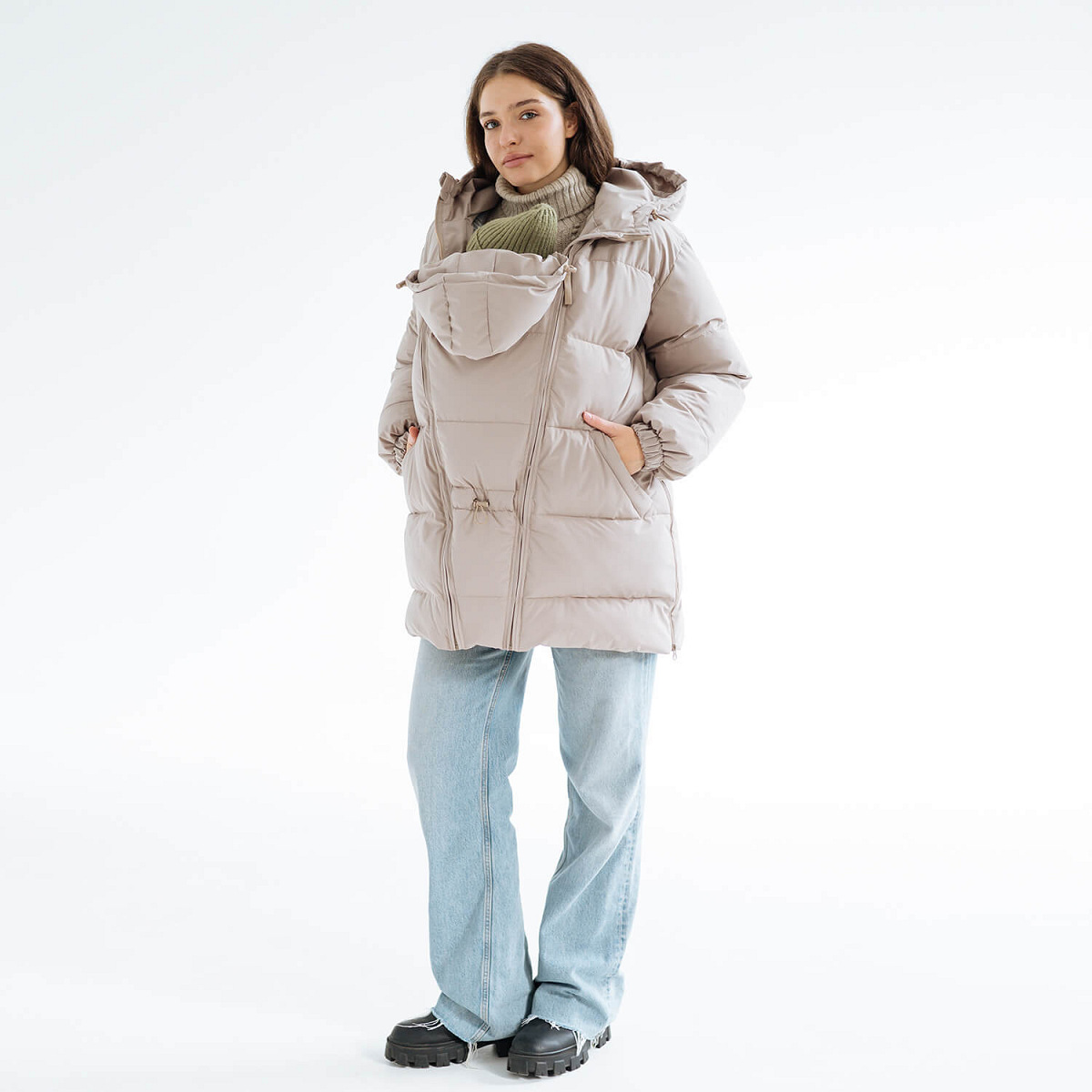 Maternity & Babywearing Puffer Jacket