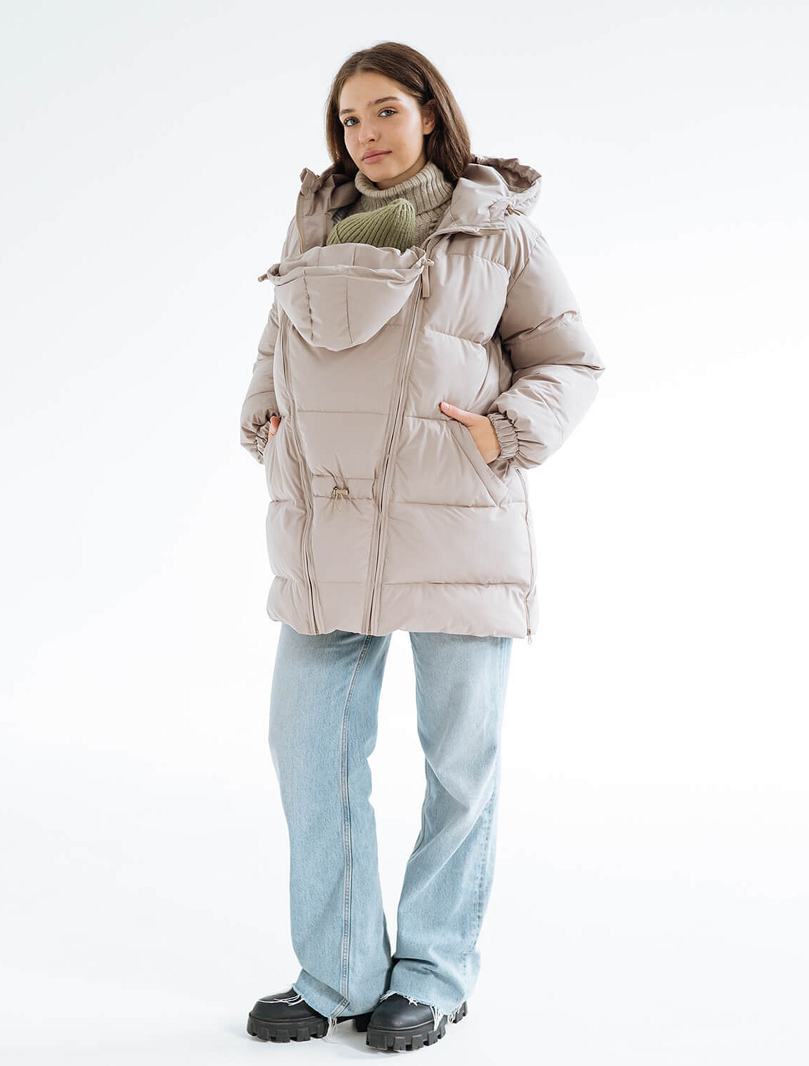 Maternity & Babywearing Puffer Jacket
