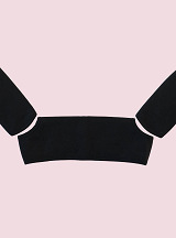 Teething pads for hipseats Black