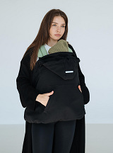All-season Softshell babywearing cover Black NEW