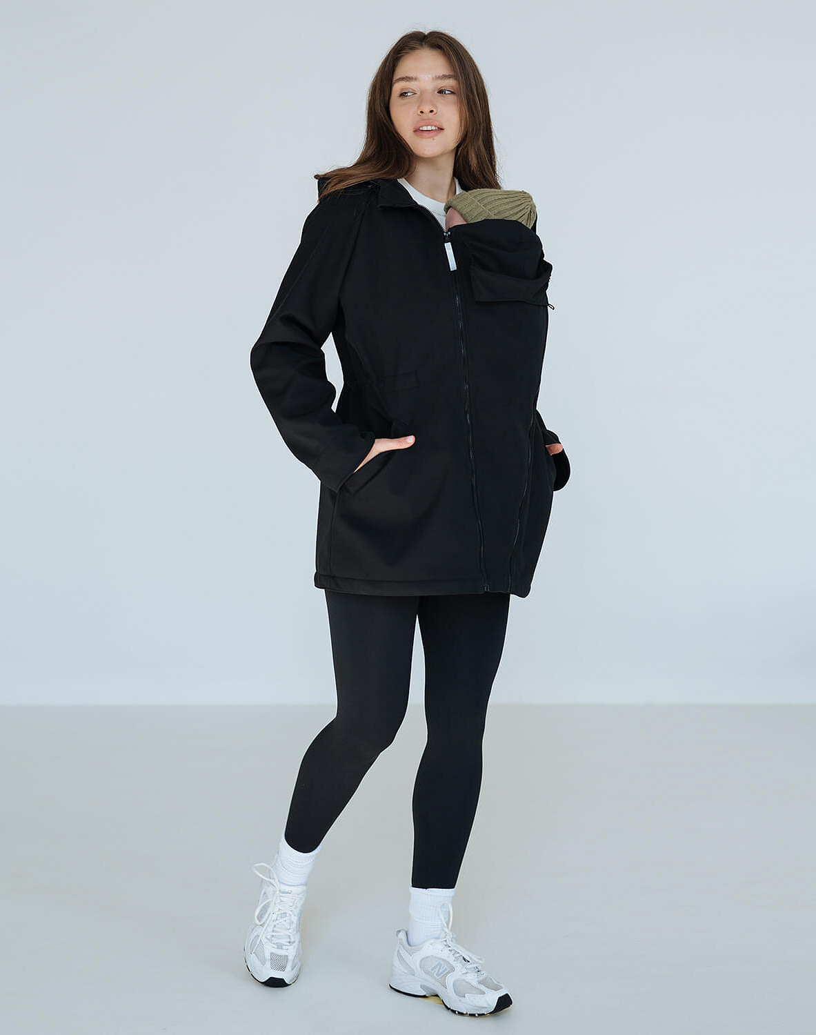 Слінгокуртка, куртка для вагітних Softshell 3 в 1