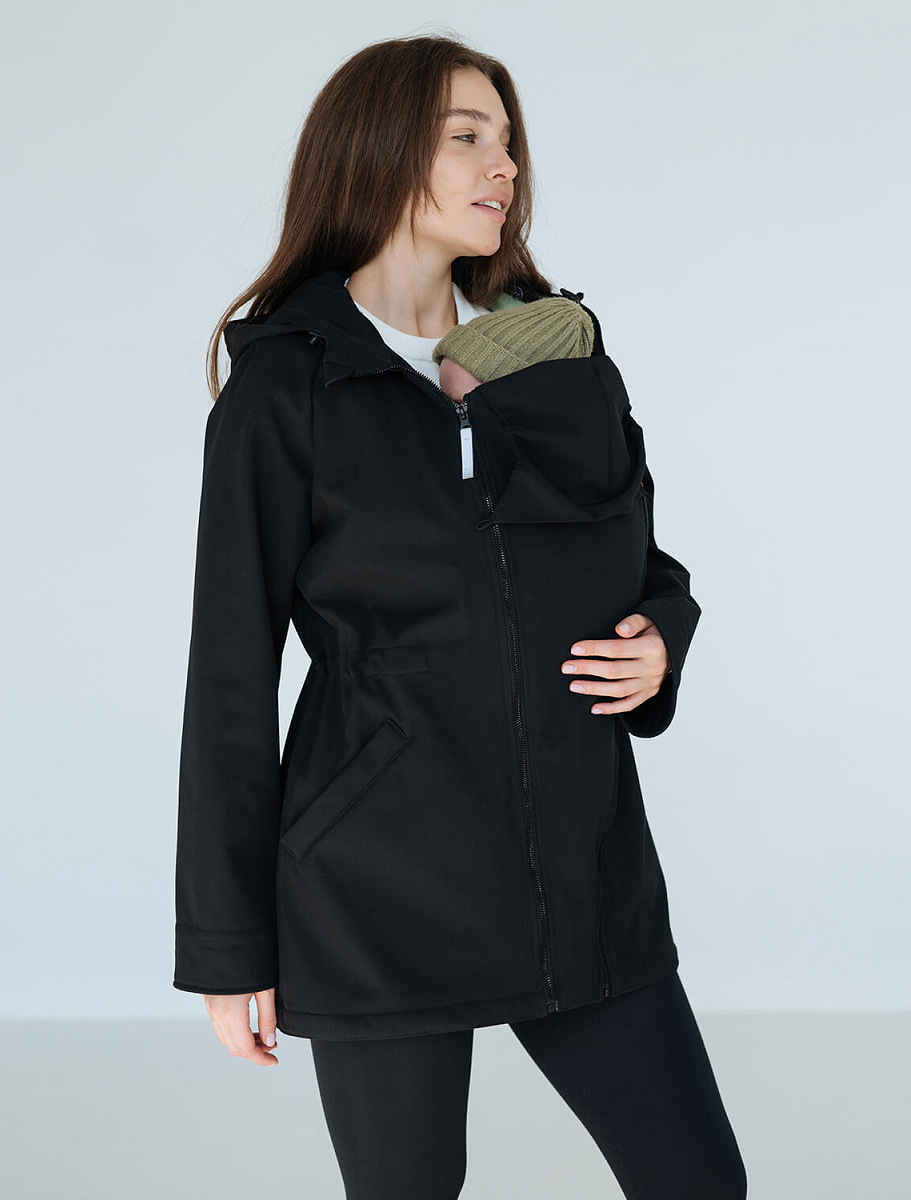 Слінгокуртка, куртка для вагітних Softshell 3 в 1