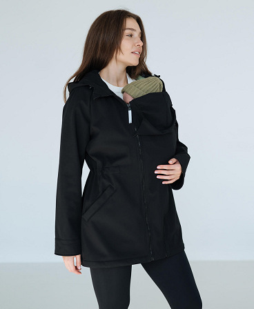 Слінгокуртка, куртка для вагітних Softshell 3 в 1