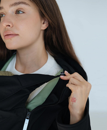 Слінгокуртка, куртка для вагітних Softshell 3 в 1