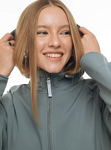 3 in 1 Softshell maternity babywearing jacket Sage