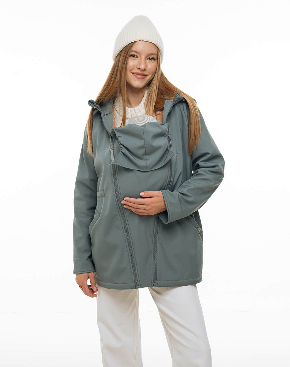Слінгокуртка, куртка для вагітних Softshell 3 в 1