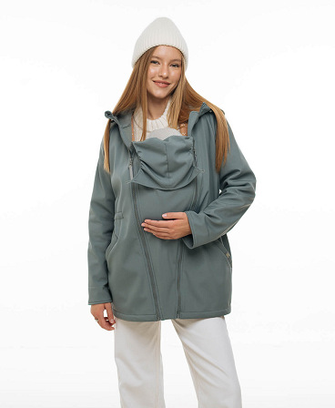 Слінгокуртка, куртка для вагітних Softshell 3 в 1