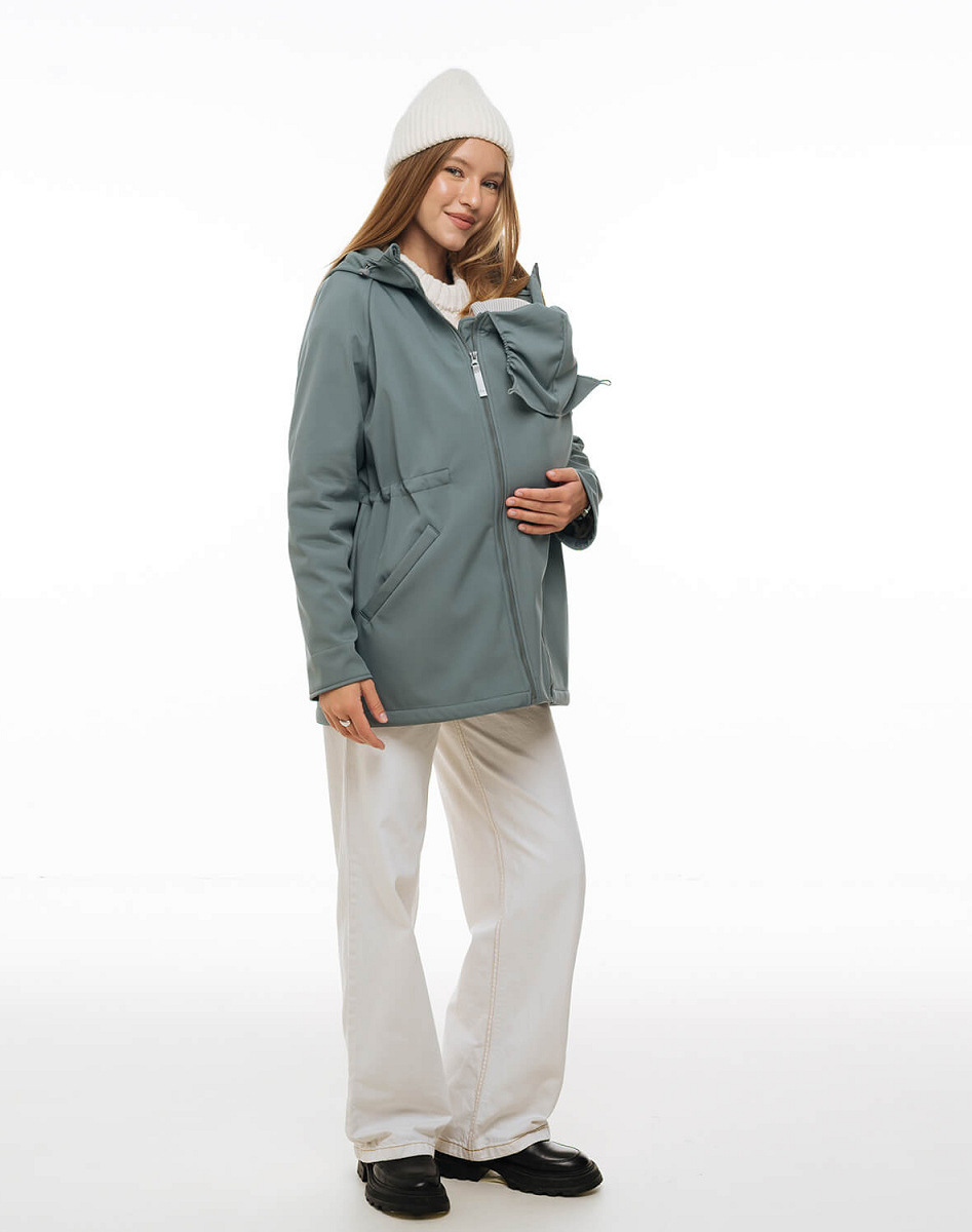 Слінгокуртка, куртка для вагітних Softshell 3 в 1
