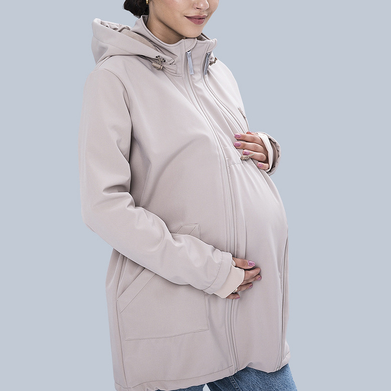 Слінгокуртка, куртка для вагітних Softshell 4 в 1