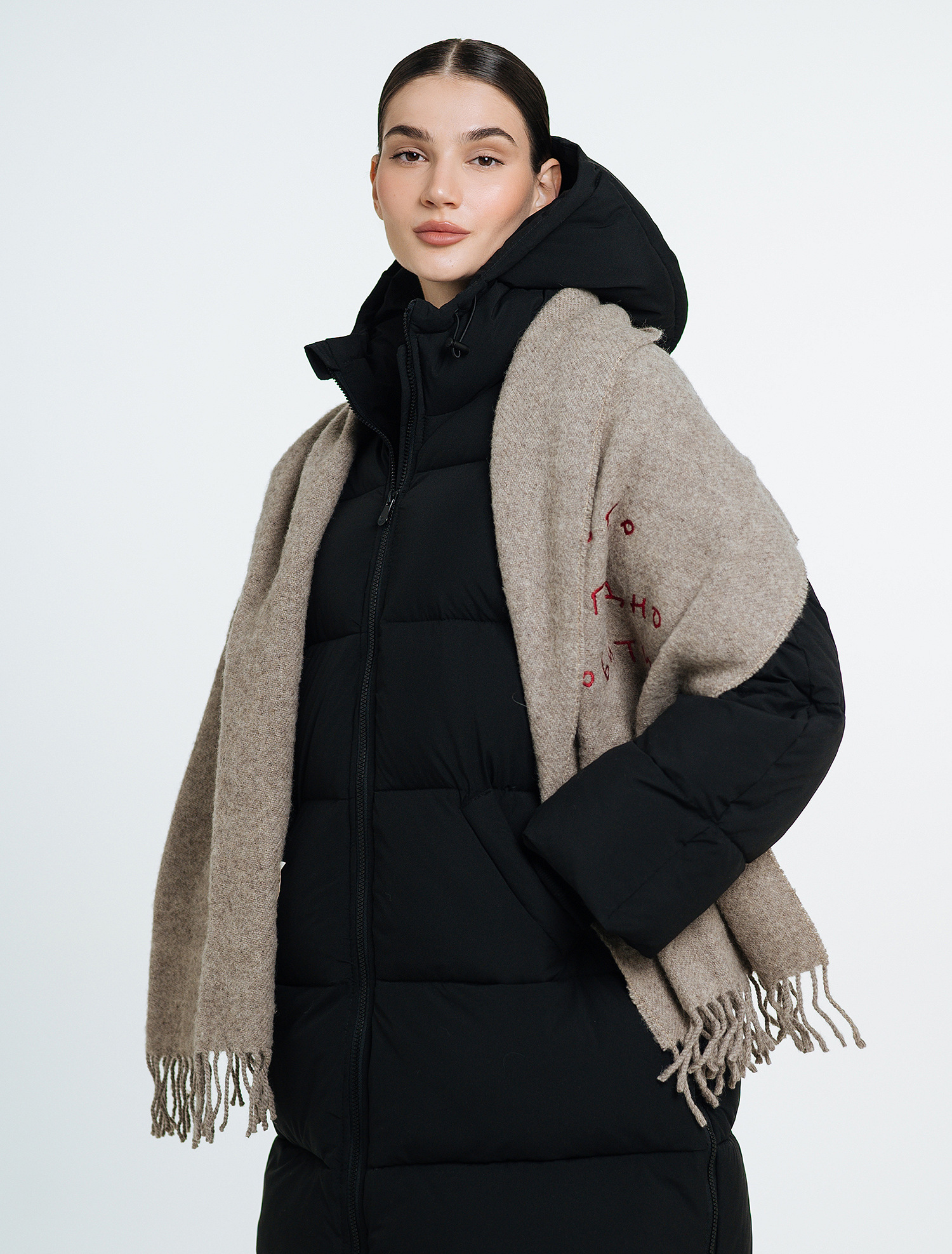 Love & Carry 3-in-1 black winter maternity and babywearing jacket