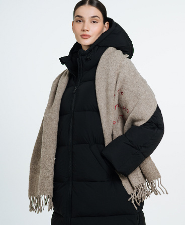 Love & Carry 3-in-1 black winter maternity and babywearing jacket