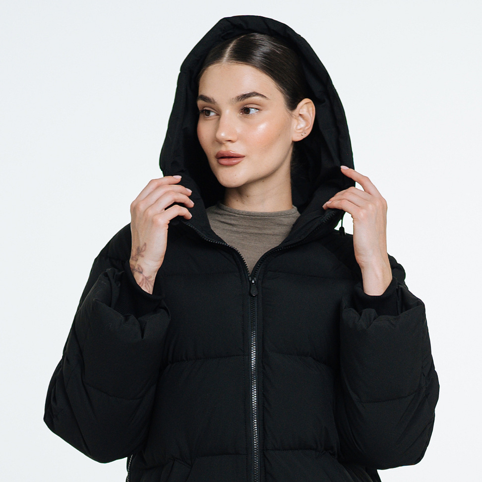 Love & Carry 3-in-1 black winter maternity and babywearing jacket