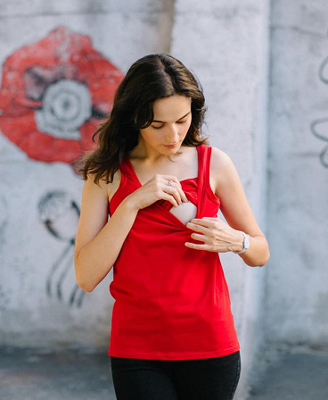 Maternity & nursing tank top
