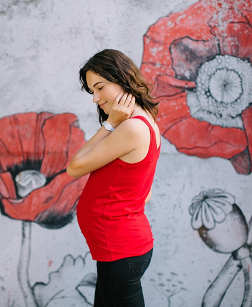 Maternity & nursing tank top