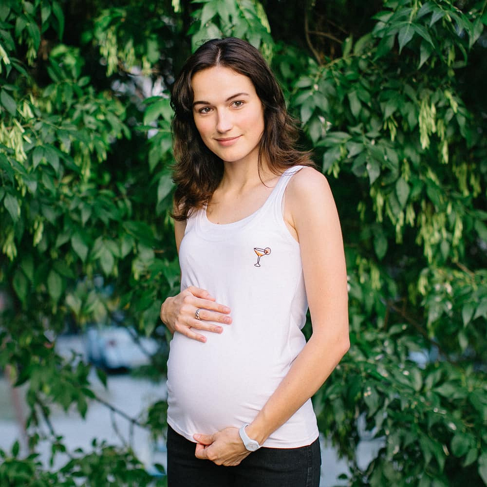 Maternity & nursing tank top