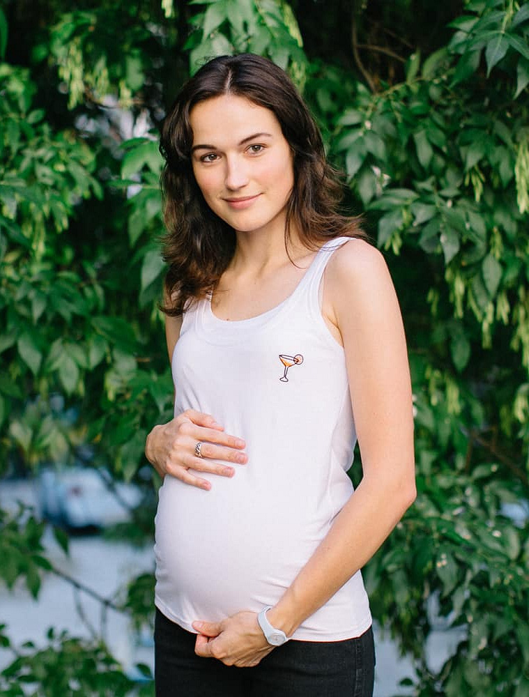 Maternity & nursing tank top
