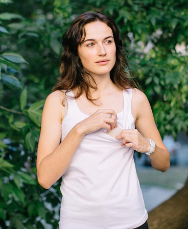 Maternity & nursing tank top