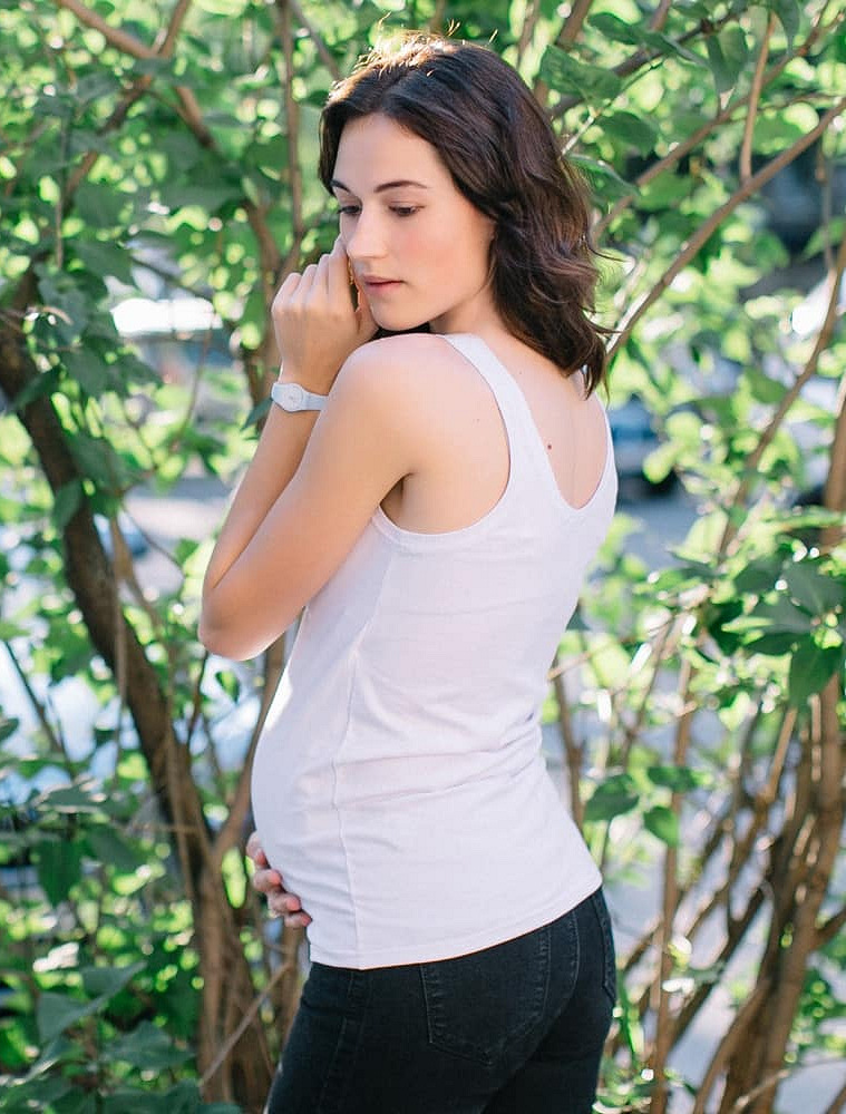 Maternity & nursing tank top