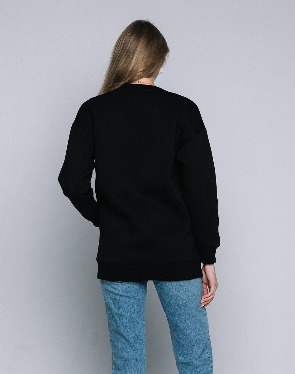Warm maternity & nursing oversize sweatshirt