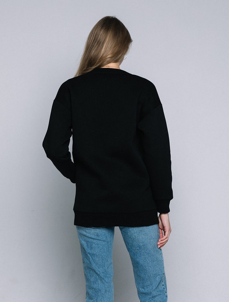 Warm maternity & nursing oversize sweatshirt