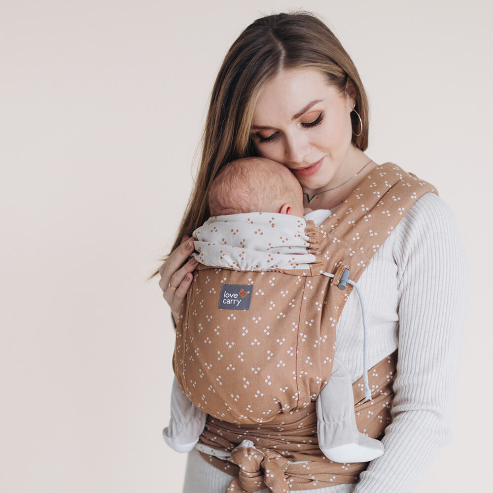 LoveTie Organic baby carrier Cinnamon