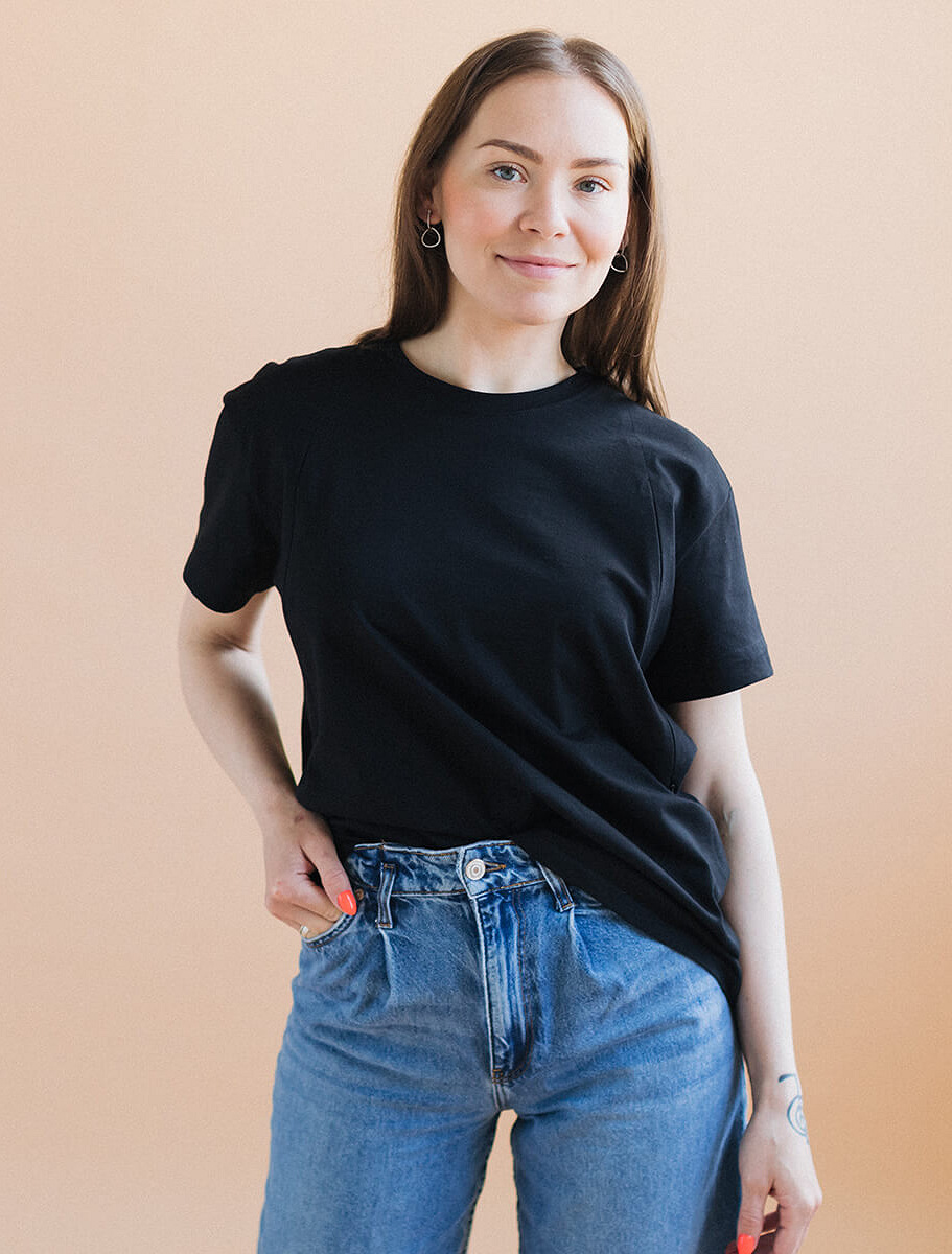 Maternity & nursing oversize T-shirt