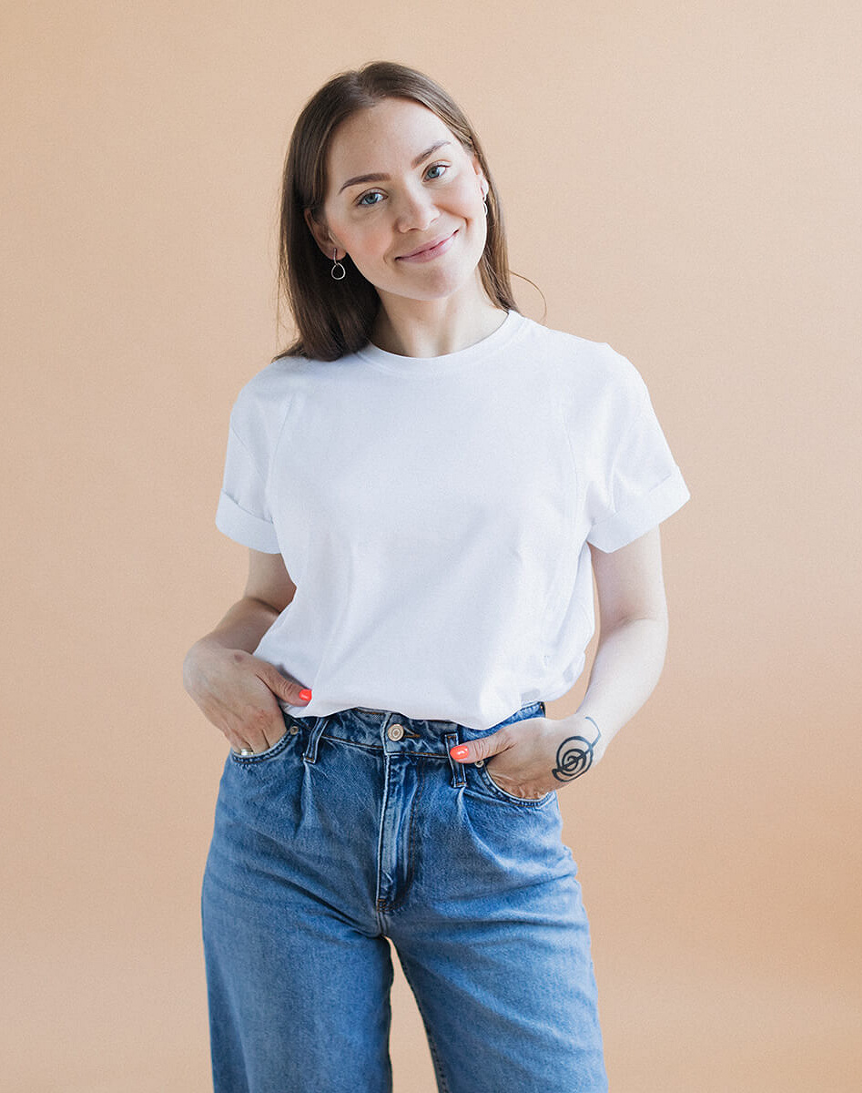 Maternity & nursing oversize T-shirt