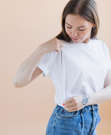 Maternity & nursing oversize T-shirt