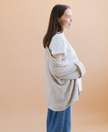 Maternity & nursing oversize T-shirt