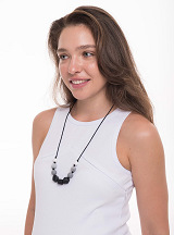 Silicone necklace Monochrome