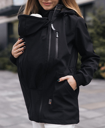 Слінгокуртка, куртка для вагітних Softshell 4 в 1