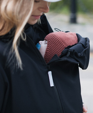 Слінгокуртка, куртка для вагітних Softshell 4 в 1