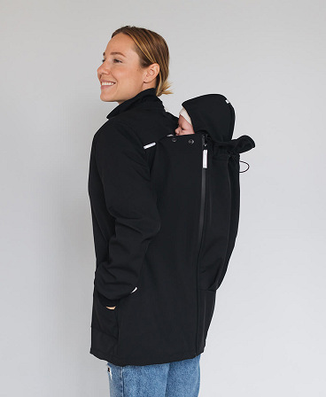 Слінгокуртка, куртка для вагітних Softshell 4 в 1
