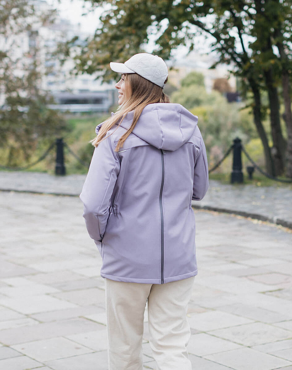 Слінгокуртка, куртка для вагітних Softshell 4 в 1