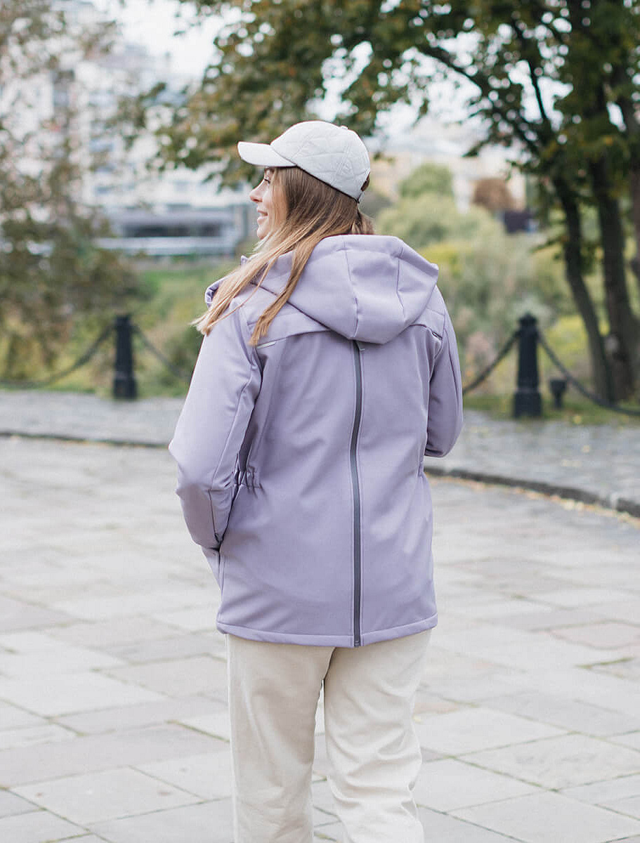 Слінгокуртка, куртка для вагітних Softshell 4 в 1