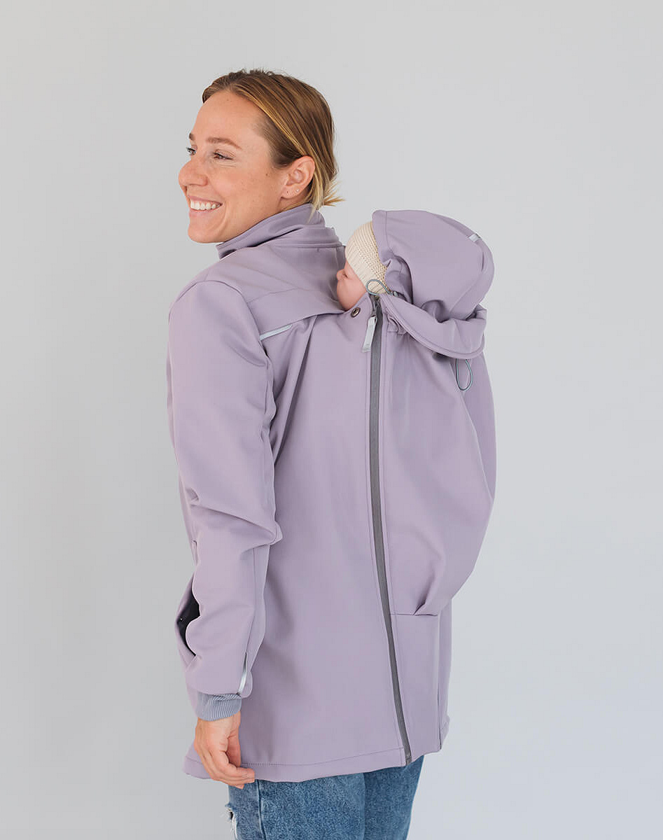 Слінгокуртка, куртка для вагітних Softshell 4 в 1