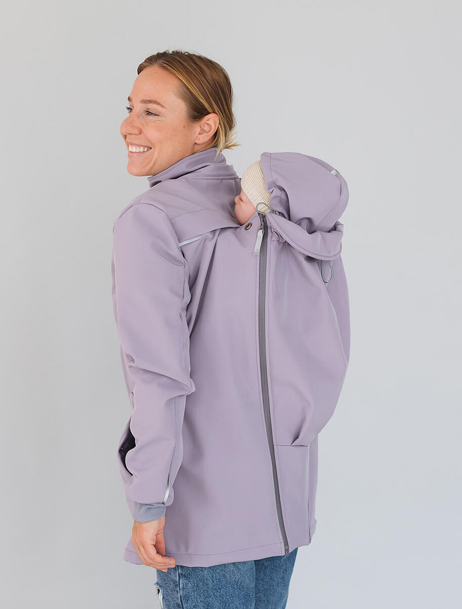Слінгокуртка, куртка для вагітних Softshell 4 в 1